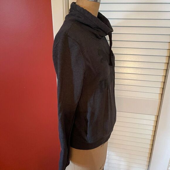 PUMA | dark gray cowl neck sweatshirt S - Picture 4 of 8